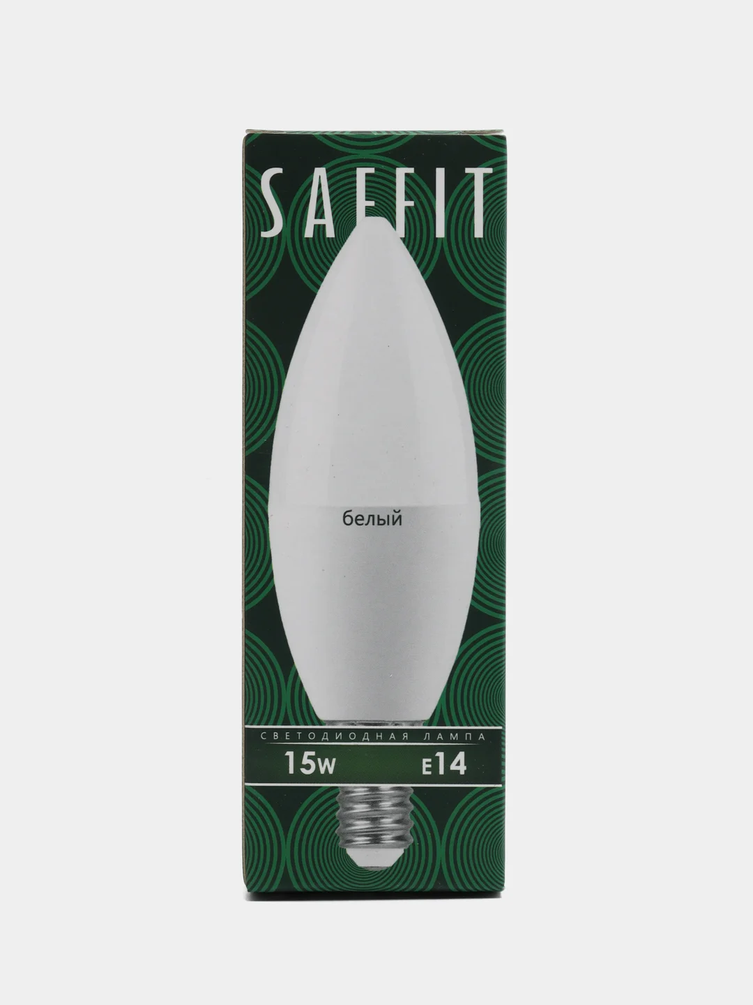Лампа светодиодная, 15W 230V E14 4000K C37, SBC3715