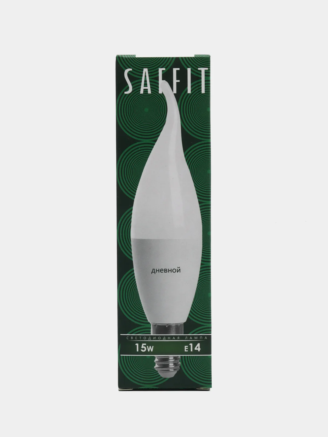 Лампа светодиодная, 15W 230V E14 6400K на ветру C37T, SBC3715