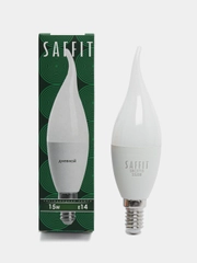 Лампа светодиодная, 15W 230V E14 6400K на ветру C37T, SBC3715