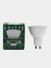 Лампа светодиодная, 9W 230V GU10 6400K MR16, SBMR1609, 55150