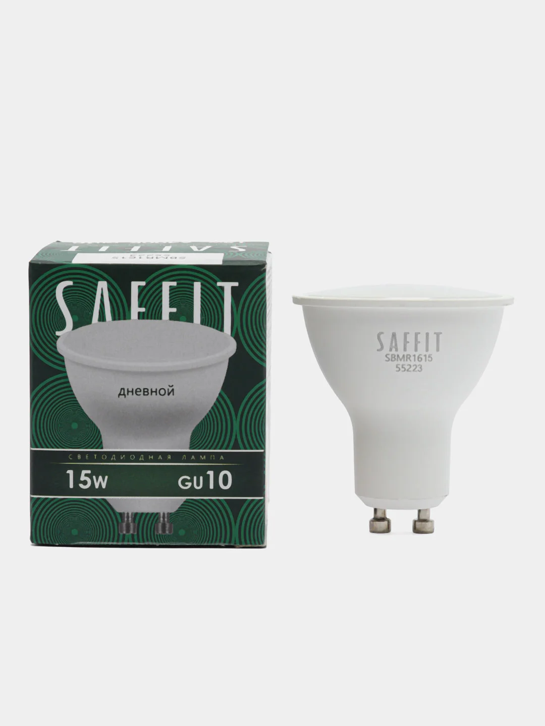 Лампа светодиодная, 15W 230V GU10 6400K MR16, SBMR1615