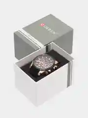 Черный мужские наручные часы Curren 8361 с хронографом в подарочной упаковке