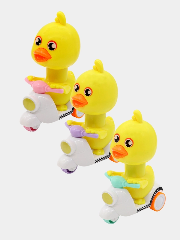 Инерционная игрушка машинка,заводная развивающая игрушка,утенок