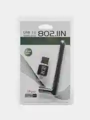 Беспроводной WI-FI USB адаптер с антенной 802.11B/G/N, 150Мбит/сек