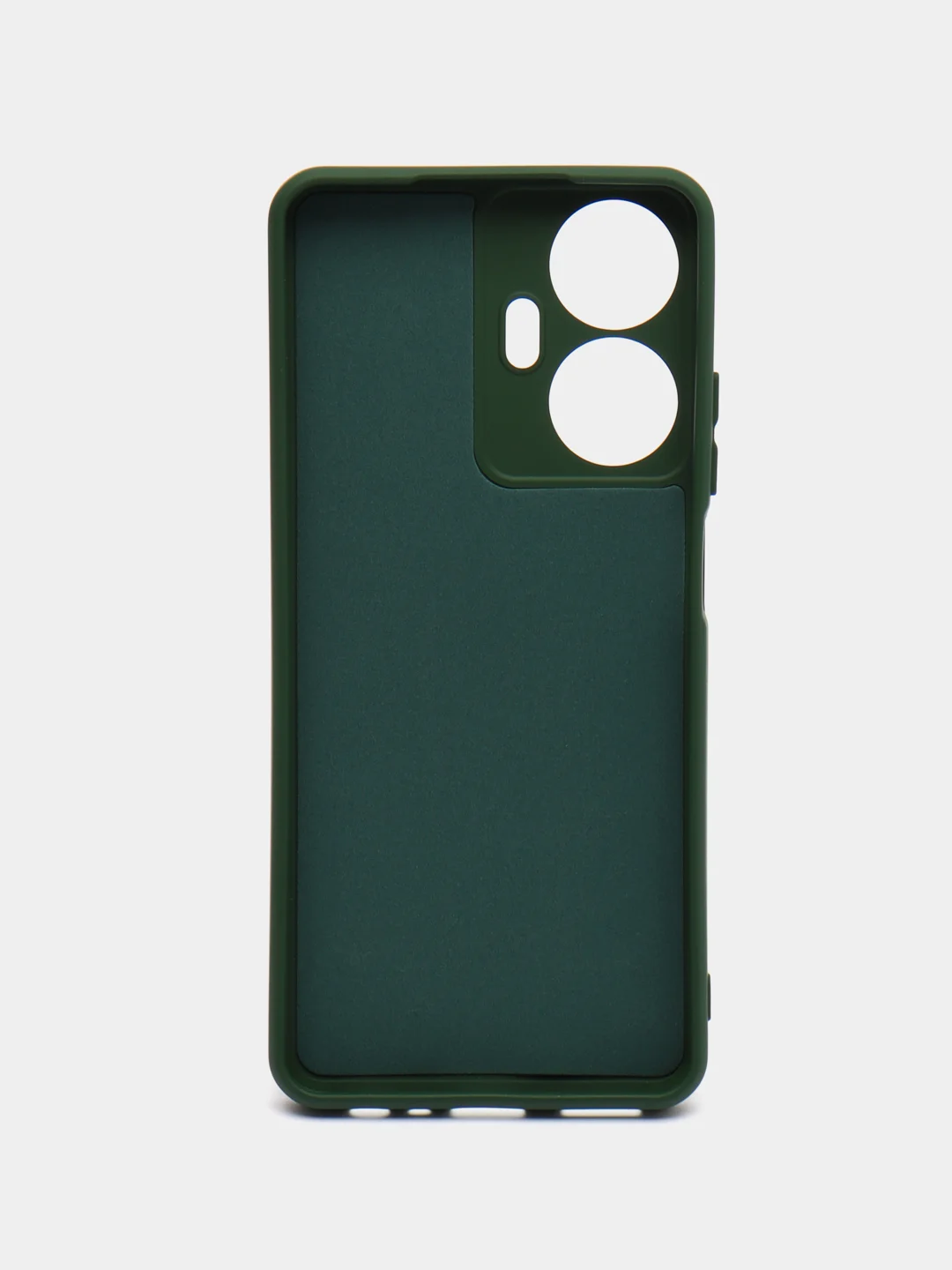 Тёмно-зелёный чехол силиконовый для Realme C55 / Реалми С55 Silicone Cover