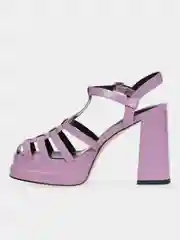 Фиолетовый босоножки женские на каблуке, размер 36-40, El Tempo