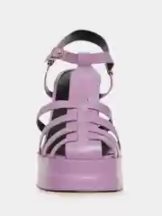 Фиолетовый босоножки женские на каблуке, размер 36-40, El Tempo
