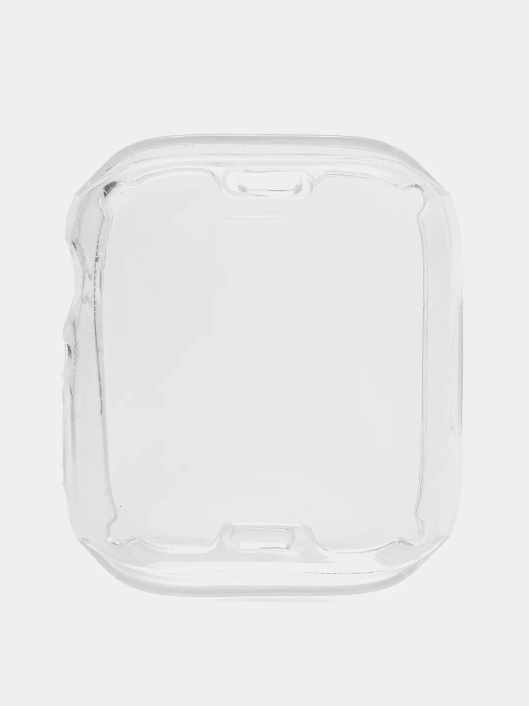 Прозрачный силиконовый чехол для часов Apple Watch 45mm Series 7, 8, 9 прозрачный защитный КАРТОФАН
