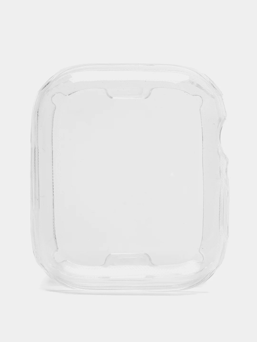 Прозрачный силиконовый чехол для часов Apple Watch 45mm Series 7, 8, 9 прозрачный защитный КАРТОФАН