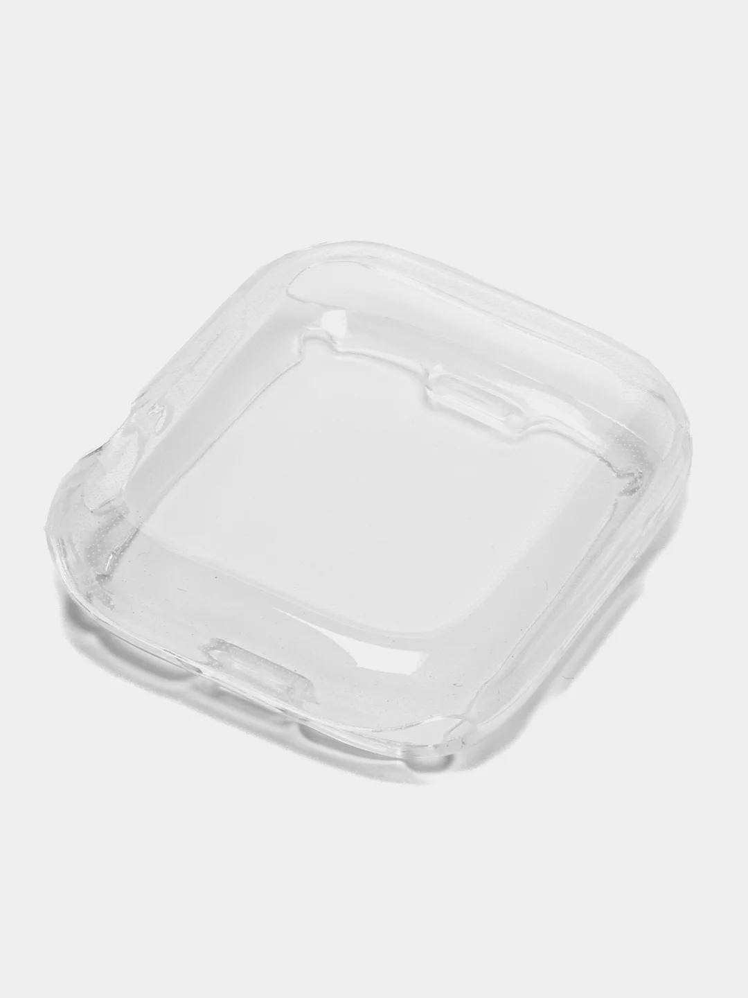 Прозрачный силиконовый чехол для часов Apple Watch 45mm Series 7, 8, 9 прозрачный защитный КАРТОФАН