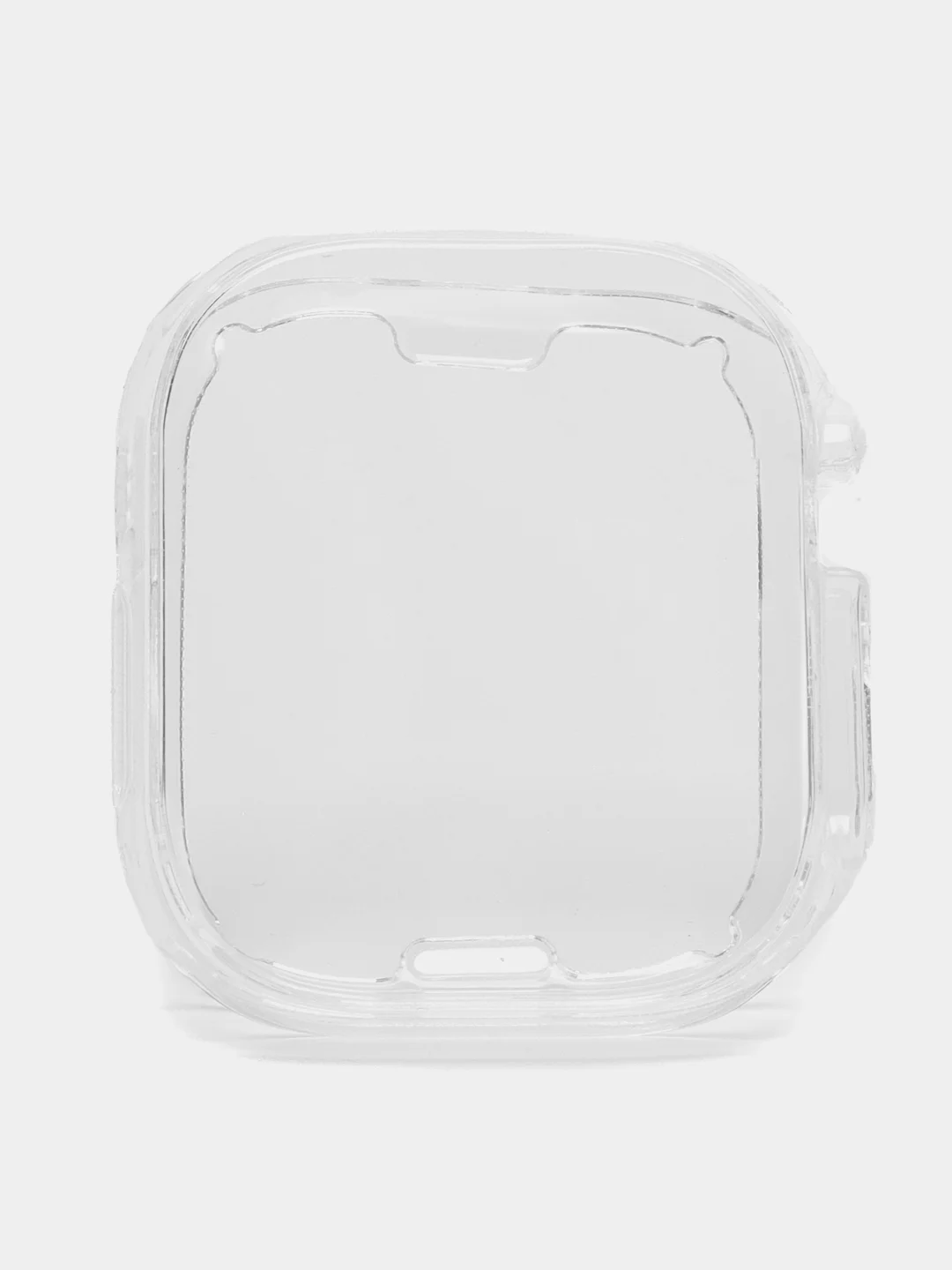 Прозрачный силиконовый чехол для смарт часов Apple Watch Ultra 49mm, прозрачный защитный КАРТОФАН