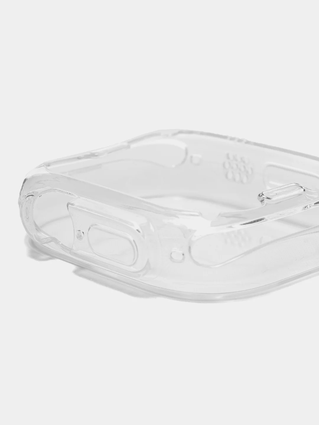 Прозрачный силиконовый чехол для смарт часов Apple Watch Ultra 49mm, прозрачный защитный КАРТОФАН