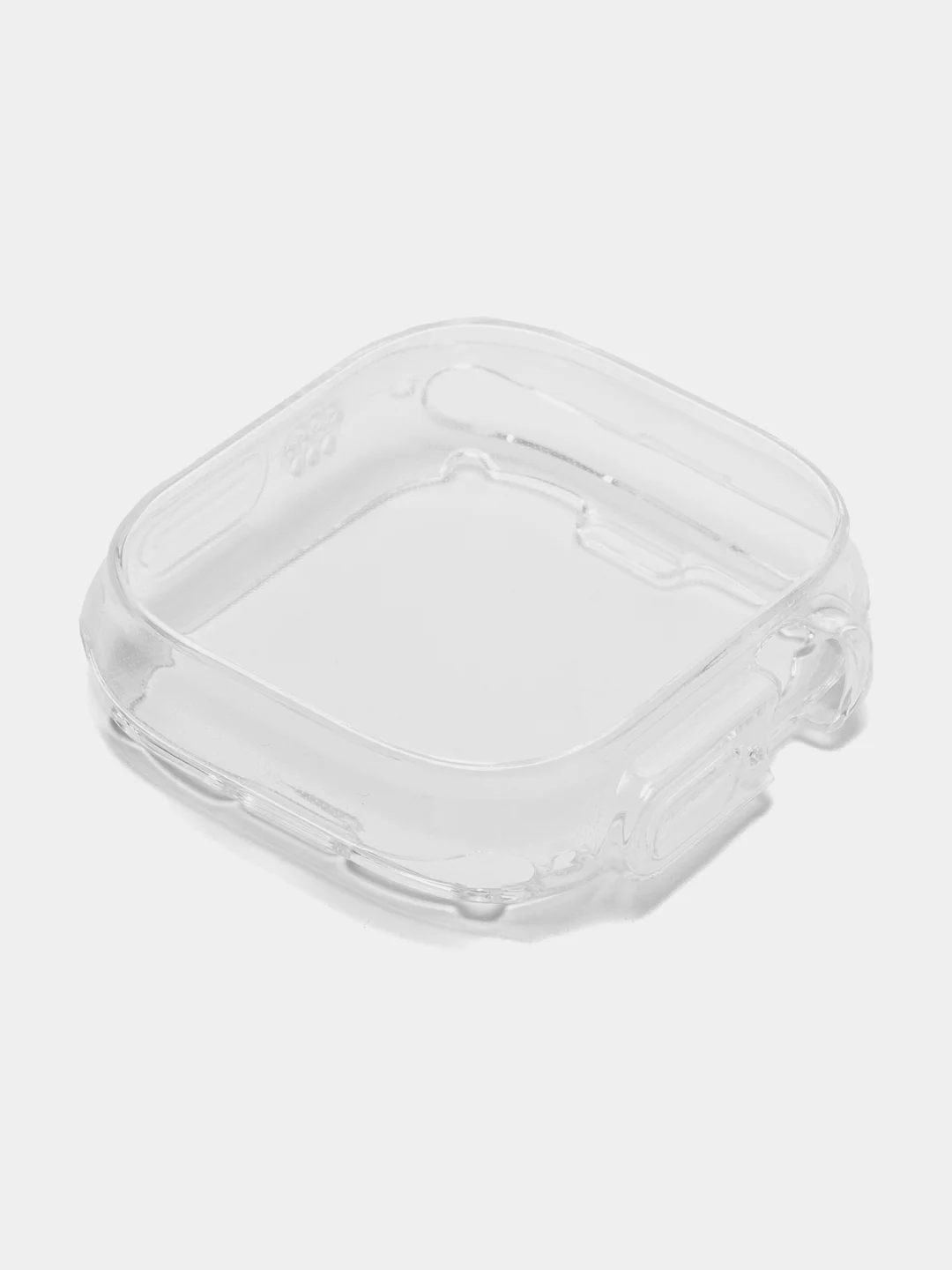 Прозрачный силиконовый чехол для смарт часов Apple Watch Ultra 49mm, прозрачный защитный КАРТОФАН