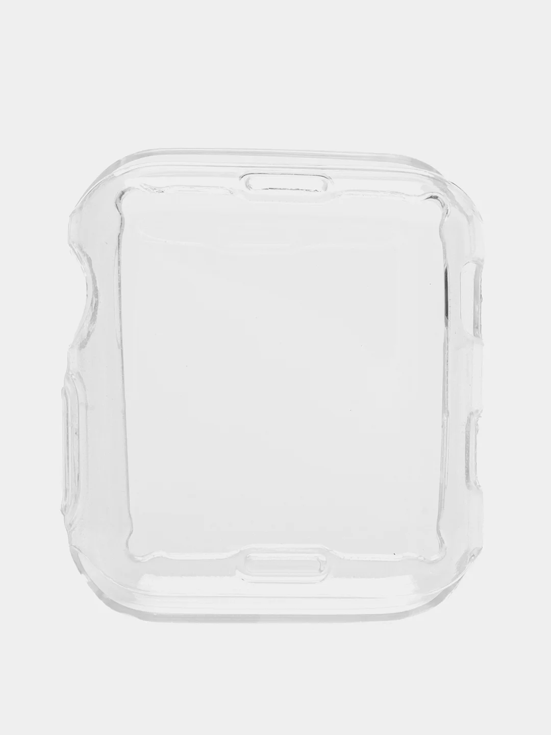 Прозрачный чехол для часов Apple Watch 38mm Series 3 силиконовый защитный КАРТОФАН прозрачный