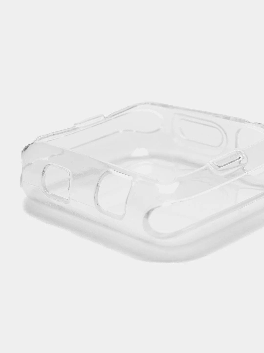 Прозрачный чехол для часов Apple Watch 38mm Series 3 силиконовый защитный КАРТОФАН прозрачный