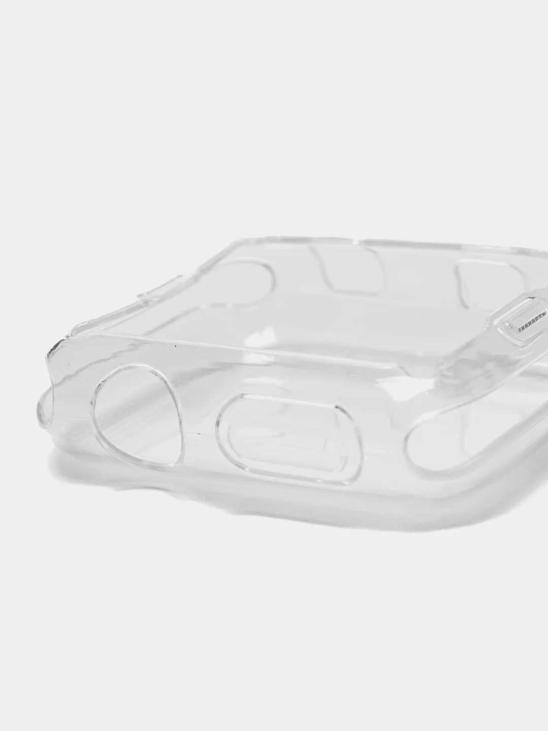 Прозрачный силиконовый чехол для часов Apple Watch 42 mm, Series 3 прозрачный защитный КАРТОФАН