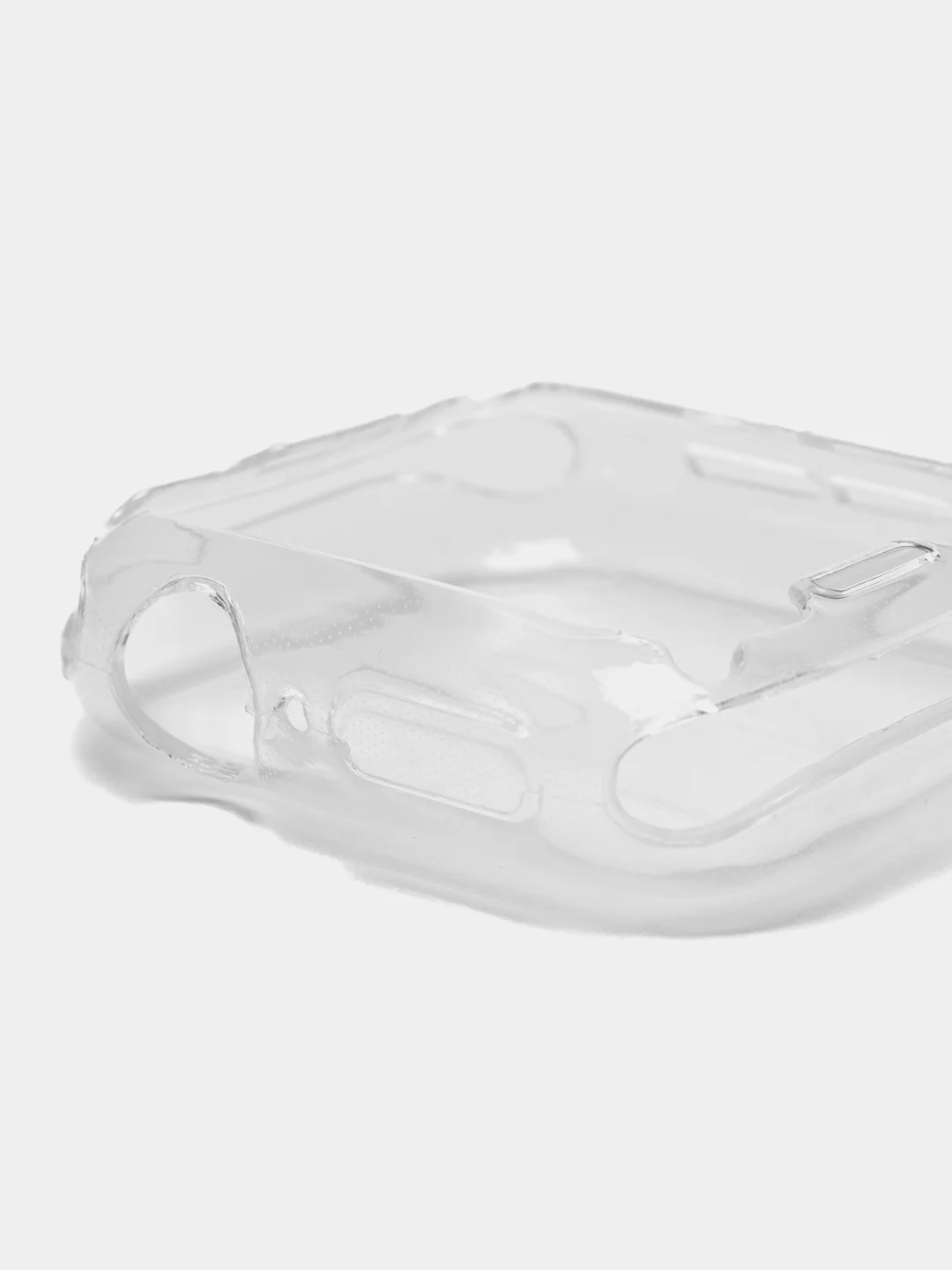 Прозрачный силиконовый чехол для часов Apple Watch 40mm, Series SE, 4, 5, 6, прозрачный КАРТОФАН