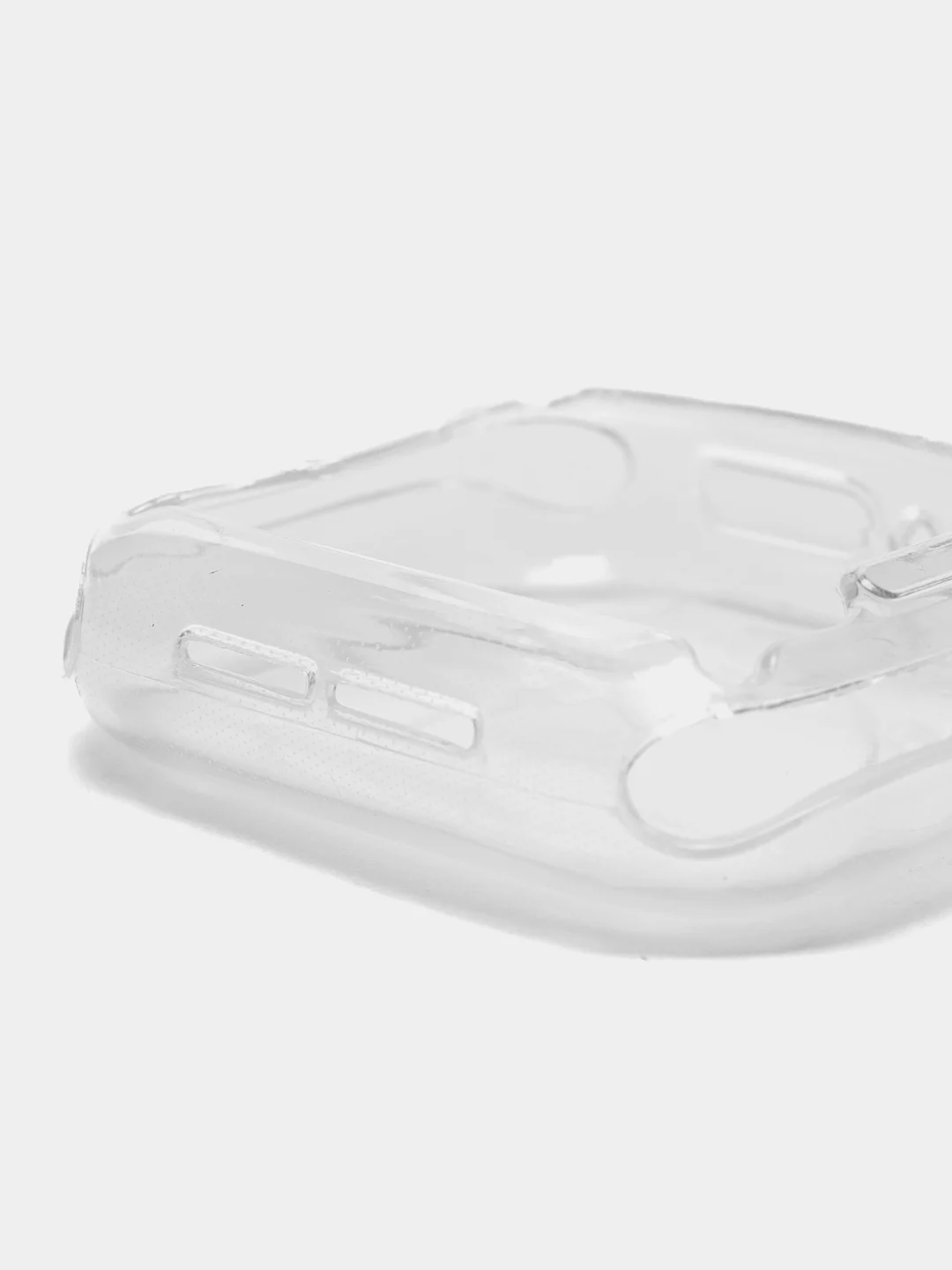 Прозрачный силиконовый чехол для часов Apple Watch 40mm, Series SE, 4, 5, 6, прозрачный КАРТОФАН
