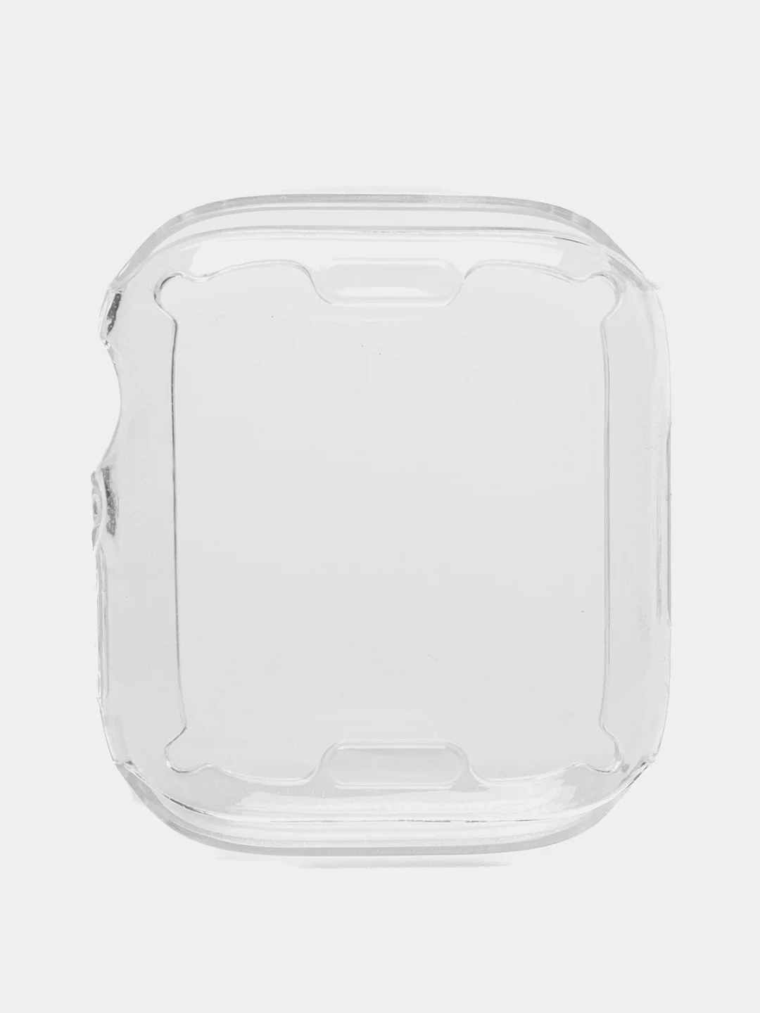 Прозрачный силиконовый чехол для часов Apple Watch 41mm, Series 7, 8, 9 защитный прозрачный КАРТОФАН