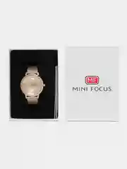 Золотой женские наручные часы Mini Focus MF0332L, в подарочной упаковке
