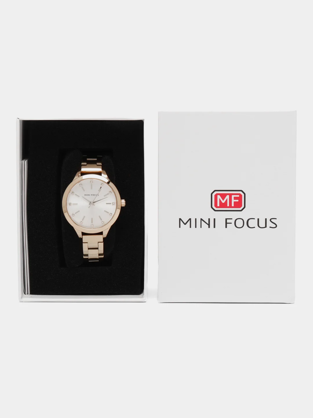 Золотой женские наручные часы Mini Focus MF0367L, в подарочной упаковке