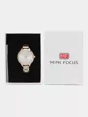 Золотой женские наручные часы Mini Focus MF0367L, в подарочной упаковке