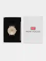 Желтый женские наручные часы Mini Focus MF0332L, в подарочной упаковке