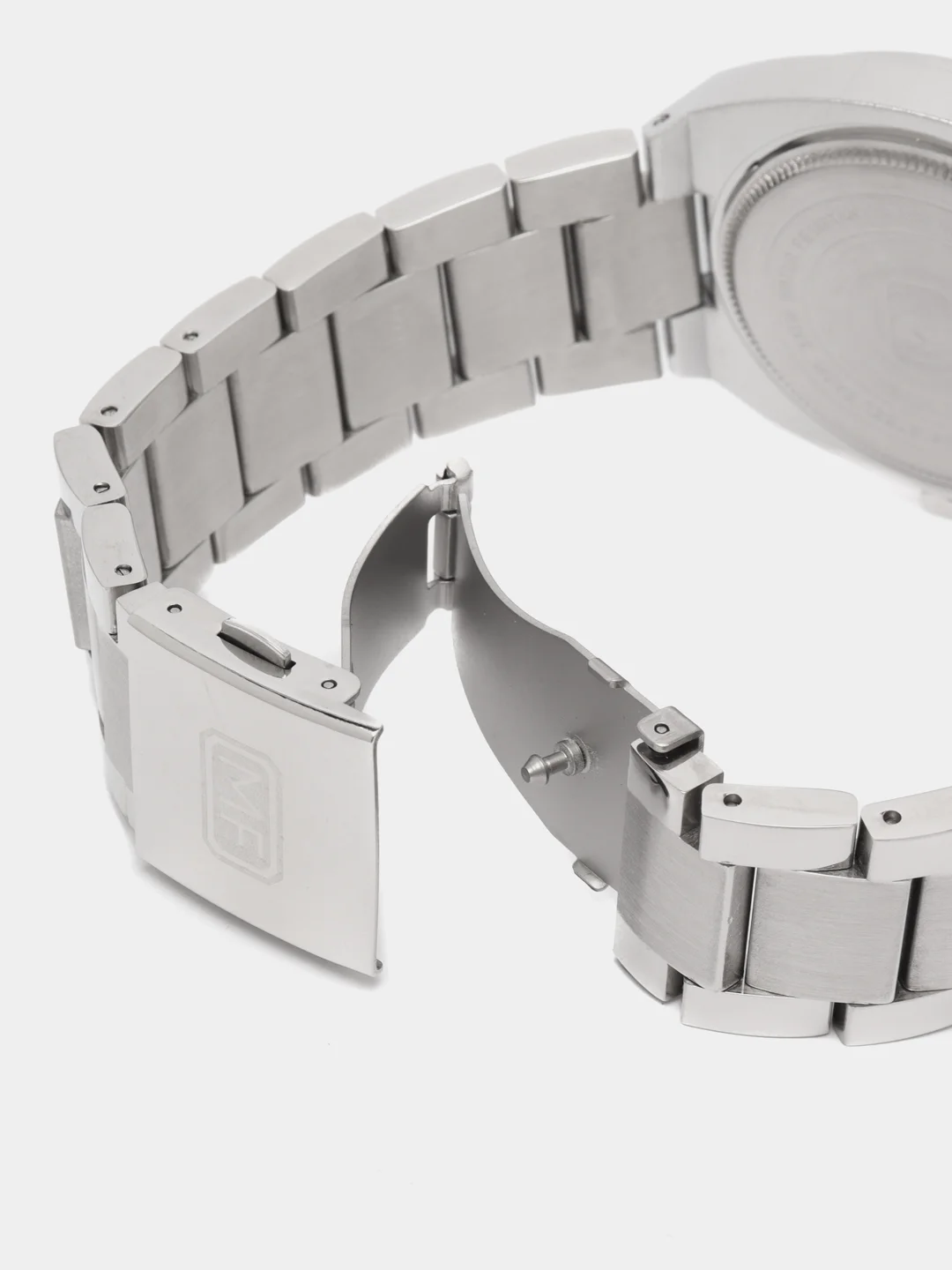 Серебряный мужские наручные часы Mini Focus MF0319G с календарём, в подарочной упаковке