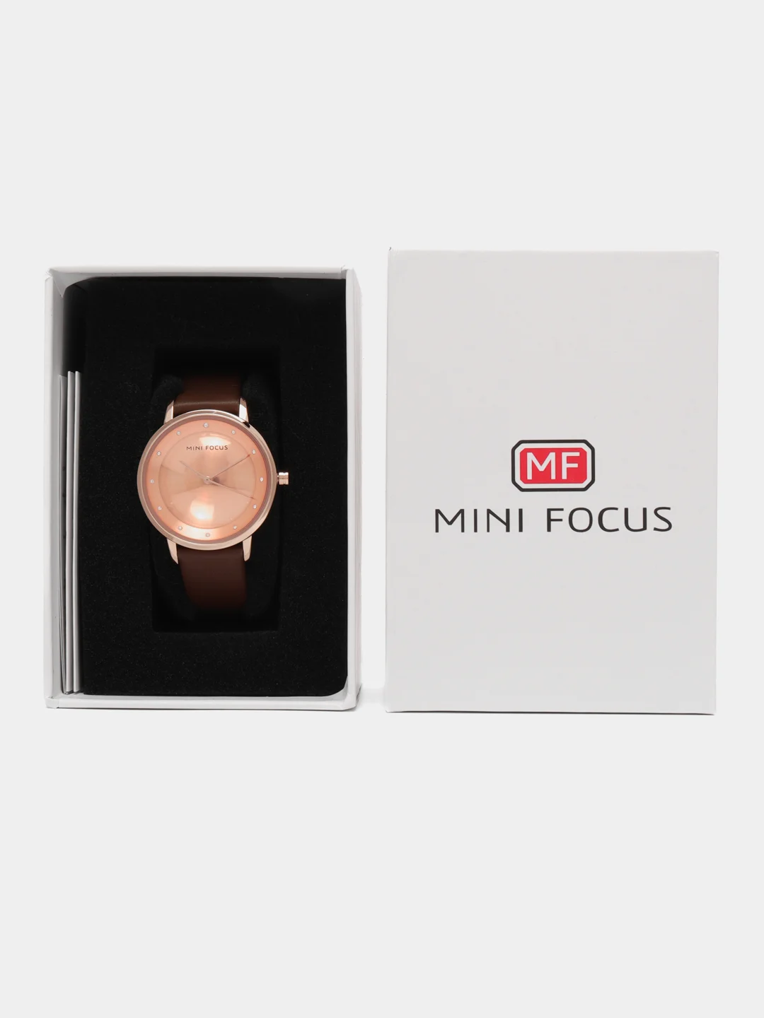 Бронзовый женские наручные часы Mini Focus MF0332L, в подарочной упаковке