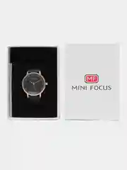 Черный женские наручные часы Mini Focus MF0332L, в подарочной упаковке
