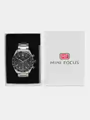 Черный мужские наручные часы Mini Focus MF0403G, с хронографом, в подарочной упаковке