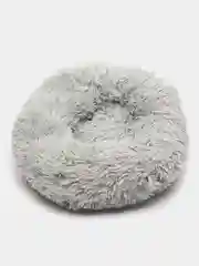 Серый лежанка мягкая, круглая, для собак и кошек, плюшевая