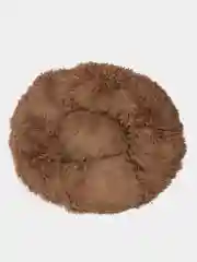 Хаки лежанка мягкая, круглая, для собак и кошек, плюшевая