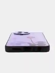 Серебряный силиконовый чехол для Infinix NOTE 12 PRO 4G / NOTE 12 2023, с принтом, с рисунком (Инфиникс Нот 12 Про 4 джи / 12 2023)