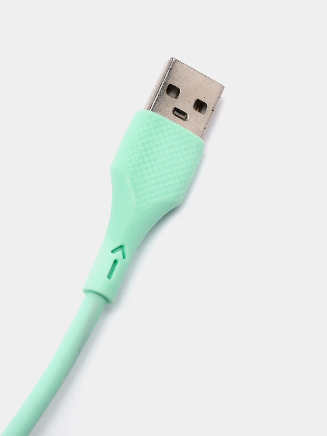 Бирюзовый кабель силиконовый Lightning