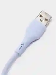 Аметистовый кабель силиконовый Lightning