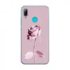 Коралловый меланж чехол на Honor 10 Lite/Huawei P Smart 2019 / Хонор 10 Лайт прозрачный, с рисунком