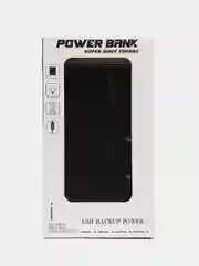 Черный power bank, внешний аккумулятор, с быстрой зарядкой TOPK, 10000 mAh