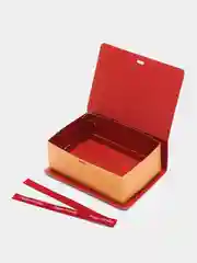 Бордовый подарочная коробка-книжка сборная, 13 х 9 х 4,5 см