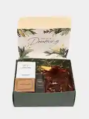 Белый подарочный набор для медитации "Антистресс" box