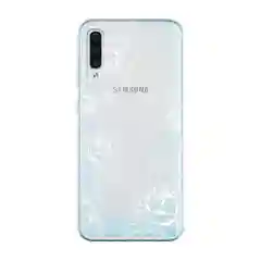 Бежевый меланж силиконовый чехол на Samsung Galaxy A50/A30s / Самсунг А50/А30s прозрачный, с рисунком