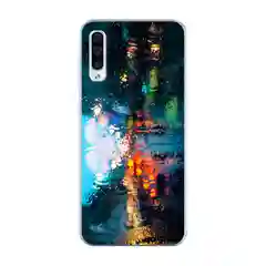 Лайм силиконовый чехол на Samsung Galaxy A50/A30s / Самсунг А50/А30s прозрачный, с рисунком