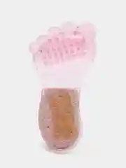 Розовый пемза и щётка