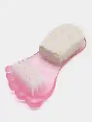 Розовый пемза и щётка