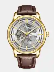 Коричневый мужские наручные часы Ochstin 7010A в подарочной упаковке