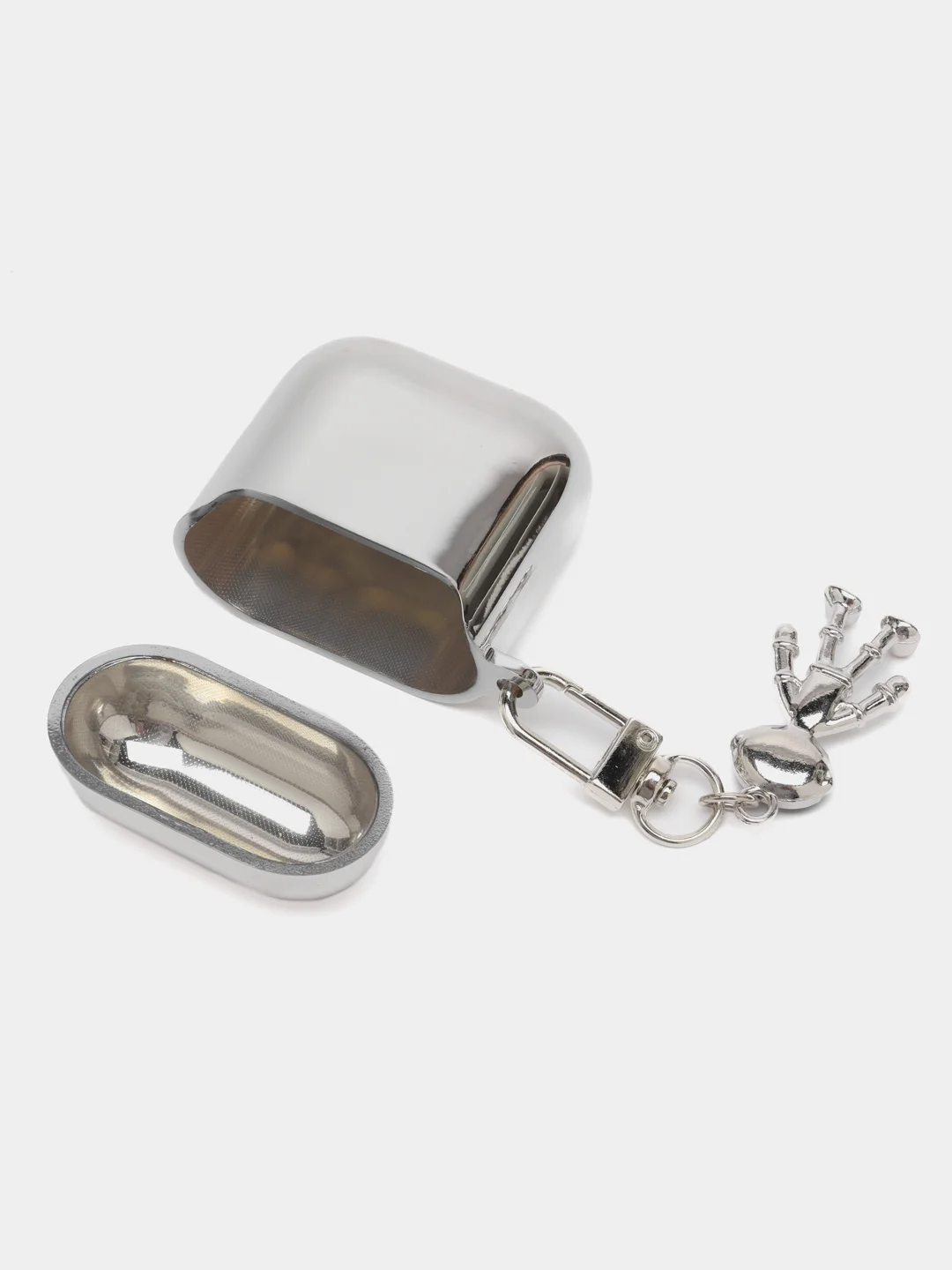 Серый металлик чехол для Apple AirPods 1, 2, 3, Pro 2, TWS i9s, i10, i12, i13, i14, i15, i100