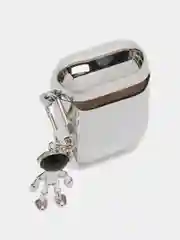 Серый металлик чехол для Apple AirPods 1, 2, 3, Pro 2, TWS i9s, i10, i12, i13, i14, i15, i100