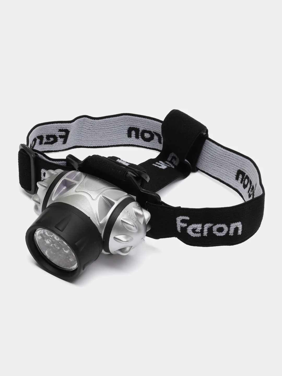 Фонарь налобный светодиодный, работающий от батареек 3*AAA, 3W 14LEDs,41708