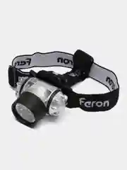 Фонарь налобный светодиодный, работающий от батареек 3*AAA, 3W 14LEDs,41708