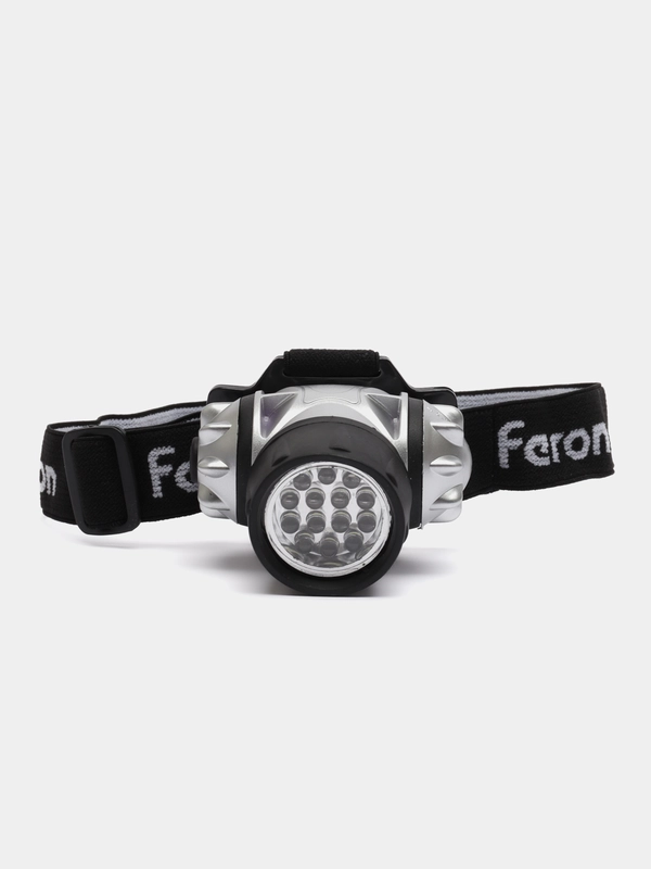 Фонарь налобный светодиодный, работающий от батареек 3*AAA, 3W 14LEDs,41708